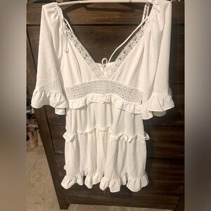 She + Sky white dress